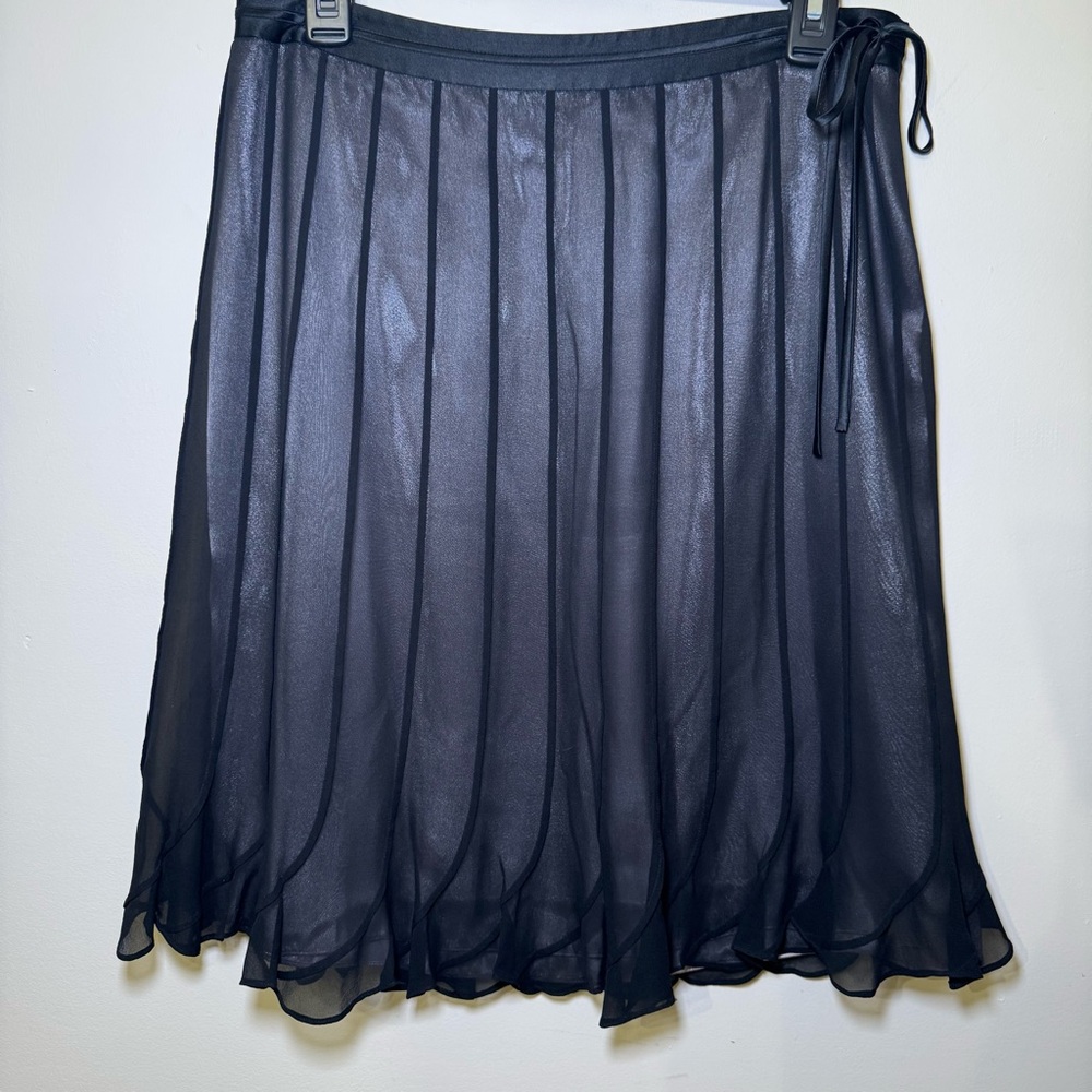 SOLD! SILK Elegant Black Skirt